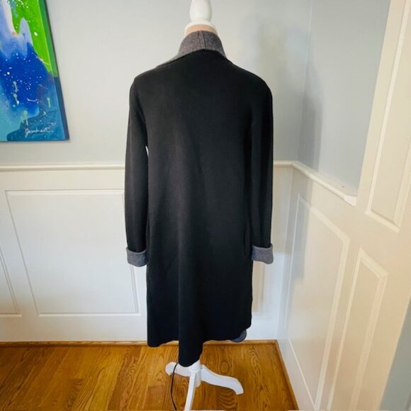 The Cashmere Project 100% Cashmere Open Front Long Cardigan Jacket Topper XS - Picture 3 of 7
